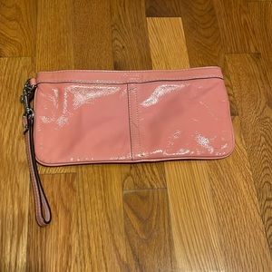 Coach patent leather wristlet!